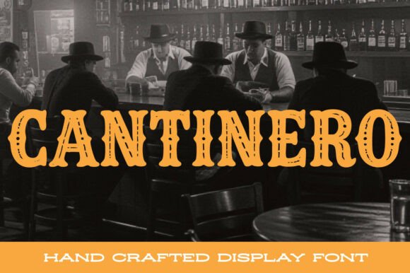 Cantinero: Vintage Western Display Font