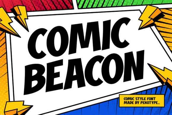 Comic Beacon: A Bold Display Font for Creative Impact