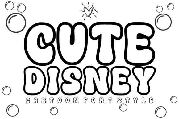 Cute Disney: Your Whimsical Font for Magical Designs