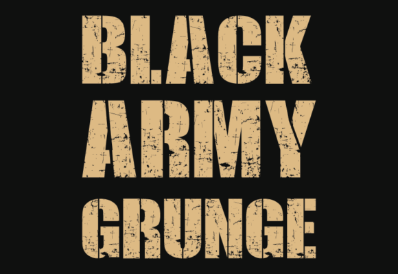 Discovering the Rugged Character of Black Army Grunge
