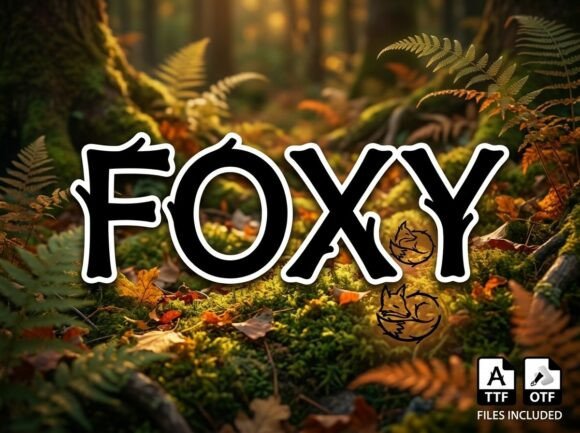 Foxy: A Bold Display Font for Striking Designs
