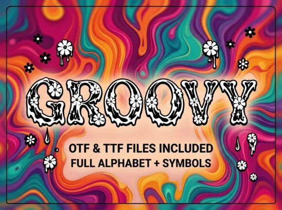 Groovy Font: Bold, Artistic Display Typography for Impact