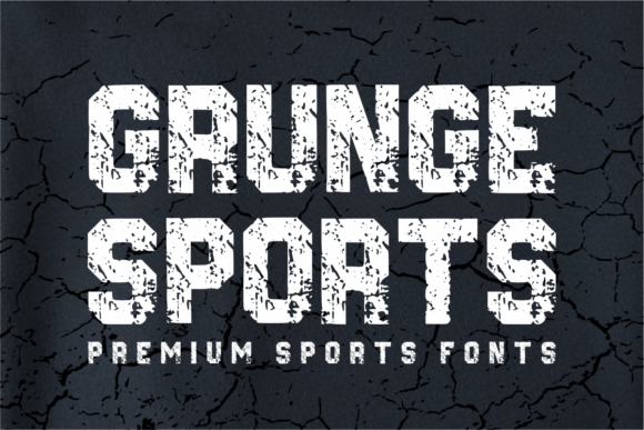 Grunge Sports: Bold Typography for Impactful Design