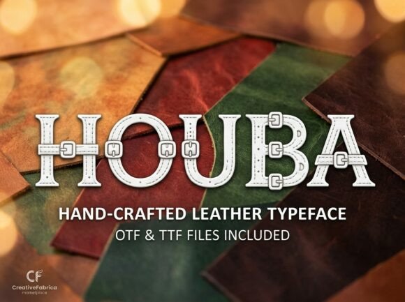 Houba: A Striking Display Typeface for Bold Design