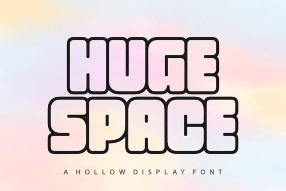 Huge Space: A Bold Display Font for Maximum Impact