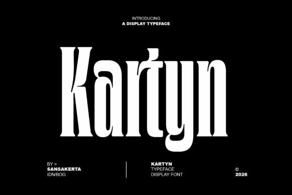 Introducing Kartyn: A Gothic Cinematic Display Typeface