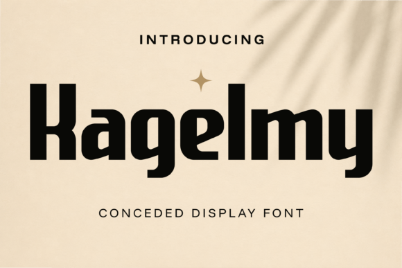 Kagelmy: Bold Condensed Font for Modern Design