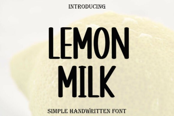 Lemon Milk: A Clean Display Font for Modern Projects