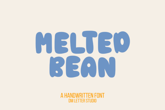 Melted Bean: A Playful Font for Fun Designs