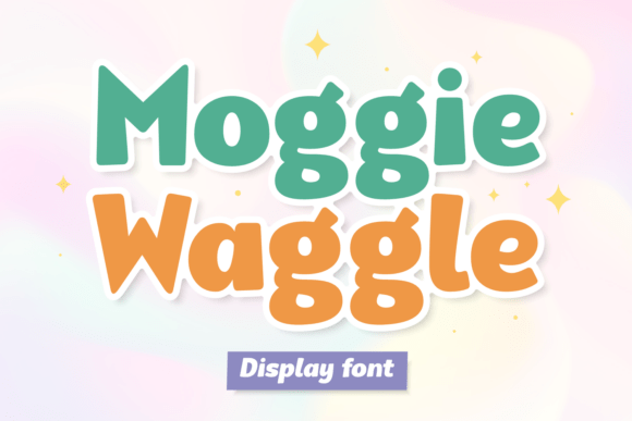 Moggie Waggle: The Playful Display Font for Joyful Design