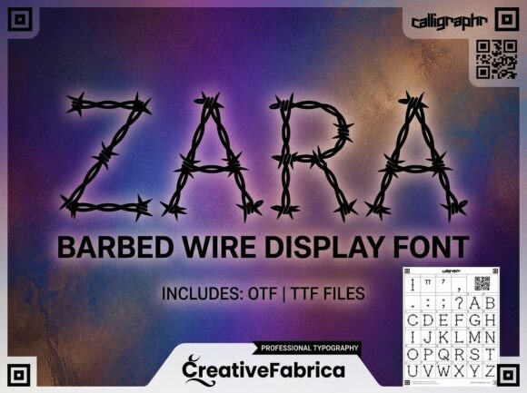 Zara: A Bold Decorative Display Typeface